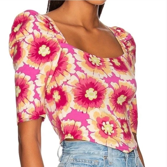 Free People Give Me More Top In Pop Combo - Picture 3 of 12